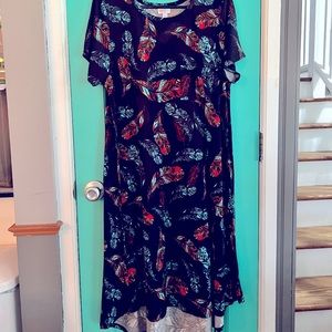 LuLaRoe Carly T shirt dress size L